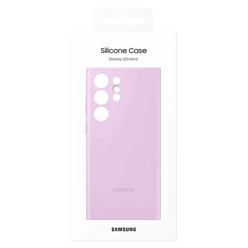 Чехол Samsung Silicone Cover for Galaxy S23 Ultra, Фиолетовый