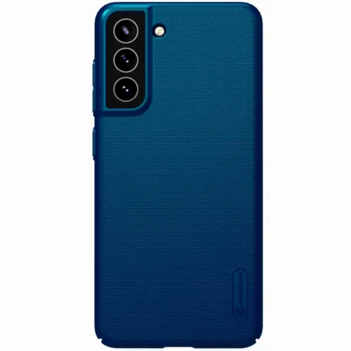 Чехол Nillkin Nillkin SAM. S21 FE, Frosted, Peacock Blue, Синий