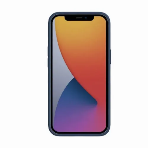 Чехол Nillkin iPhone 13, CamShield Silky Silicone, Темно-синий
