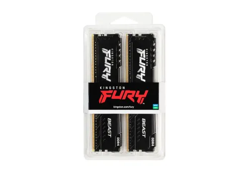 Оперативная память Kingston FURY Beast, DDR4 SDRAM, 3600 МГц, 16Гб, KF436C17BBK2/16