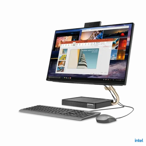 Computer All-in-One Lenovo IdeaCentre 5 27IOB6, 27", Intel Core i5-10400T, 16GB/512GB, Windows 11 Home, Gri