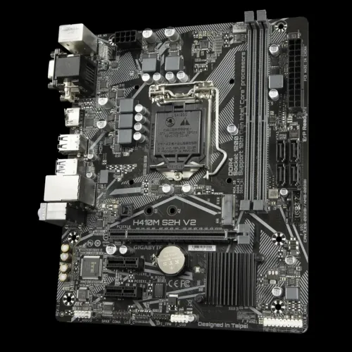 Материнская плата Gigabyte H410M S2H V2, LGA1200, Intel H470, Micro-ATX