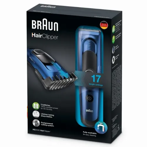 Aparat de tuns Braun HC5030, Albastru | Negru