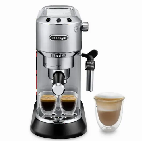 Espressor manual De'Longhi Dedica Pump Espresso, 1300W, Argintiu