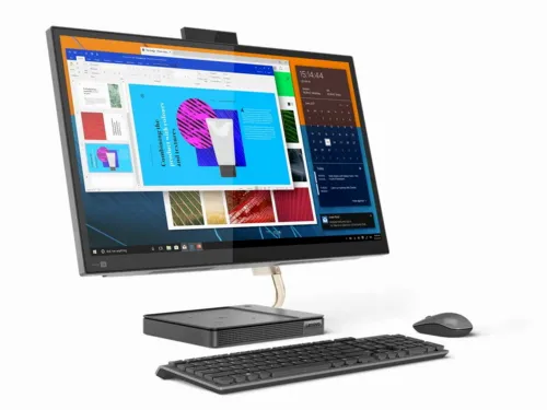 Computer All-in-One Lenovo IdeaCentre 5 27IOB6, 27", Intel Core i5-10400T, 16GB/512GB, Windows 11 Home, Gri