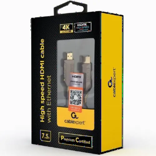 Blister retail HDMI to HDMI with Ethernet Cablexpert 