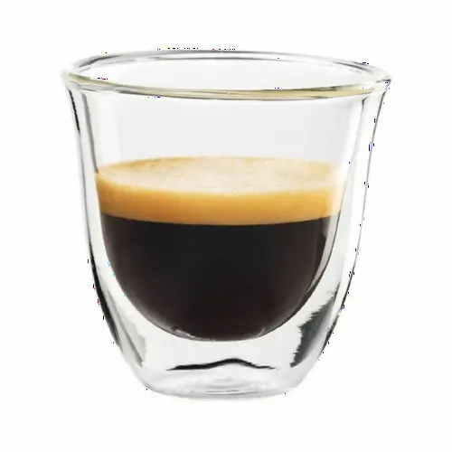 Pahare Cappuccino De'Longhi 60ml 2pcs, Transparent