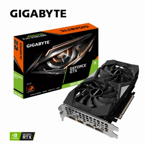 Видеокарта Gigabyte GV-N166SD6-6GD,  6GB GDDR6 192бит