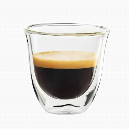 Pahare Cappuccino De'Longhi 60ml 2pcs, Transparent