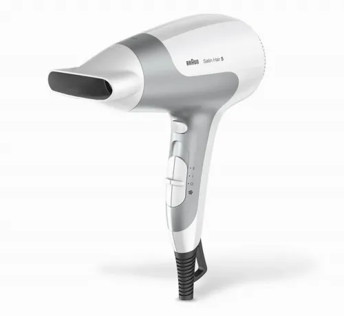Uscător de păr BRAUN Satin Hair 5 PowerPerfection, 2500 W, Alb