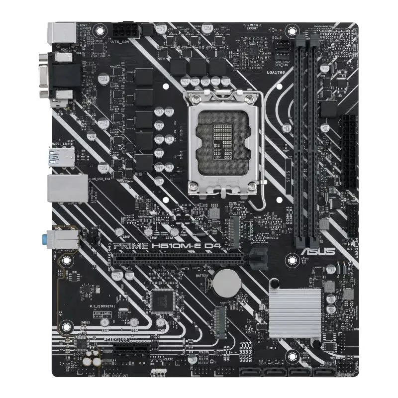 Placă de bază ASUS PRIME H610M-E D4, LGA1700, Intel H610, Micro-ATX