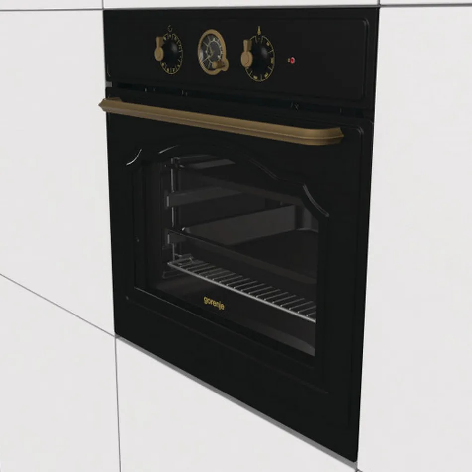 Электрический духовой шкаф Gorenje BO 7732 CLB, Чёрный