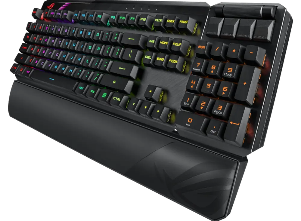 Wireless Gaming Keyboard Asus ROG Claymore II, Optical, Modular, RGB, 2.4 Ghz, US Layout