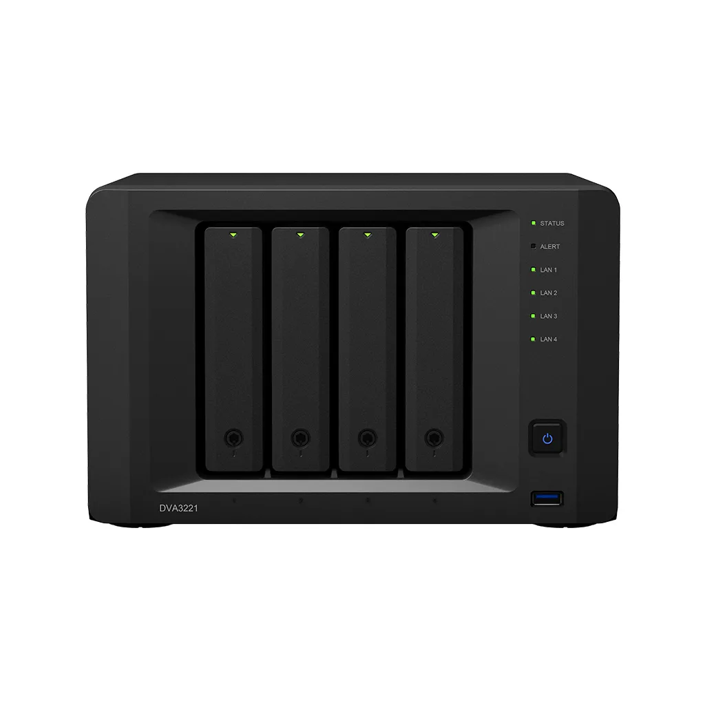 Сетевое хранилище SYNOLOGY DVA3221, Чёрный