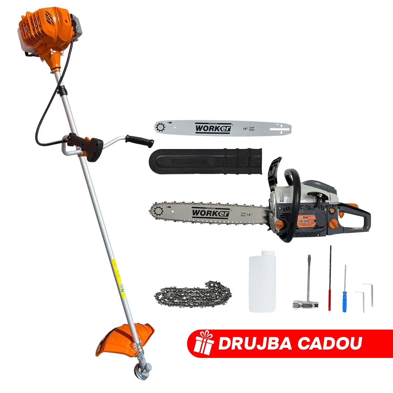 TikTok Motocoasa BC 52 si Drujba DB5800 ECO Technoworker