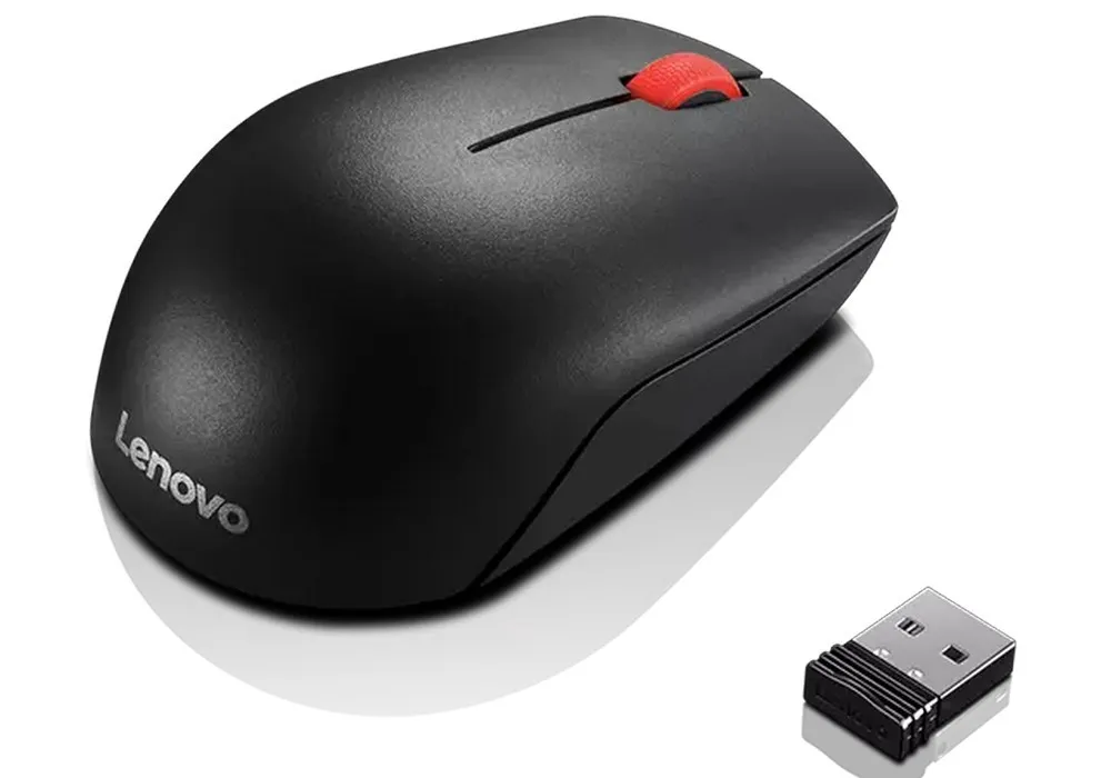 Mouse Wireless Lenovo Essential Compact, Negru