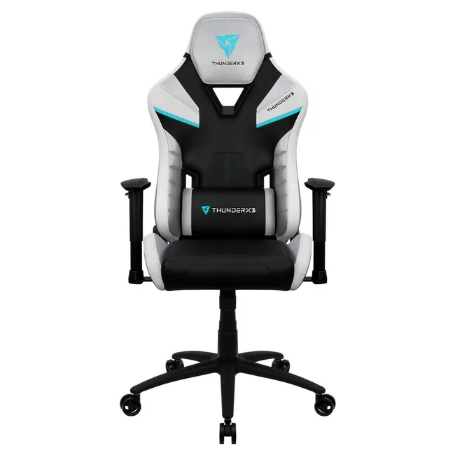Игровое кресло ThunderX3 TC5, Искусственная кожа, Черный/Белый