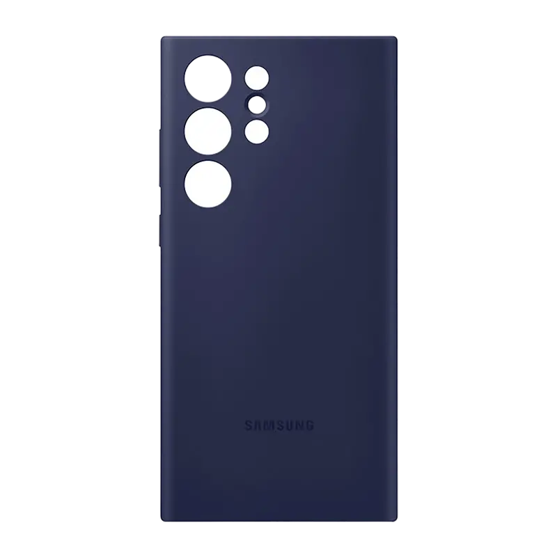 Чехол Samsung Silicone Cover Galaxy S23 Ultra, Темно-синии