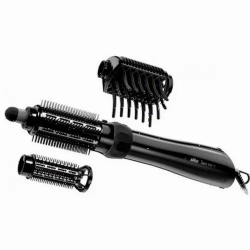 Uscător de păr-perie Braun Satin Hair 5 AS530, 1000W, Negru