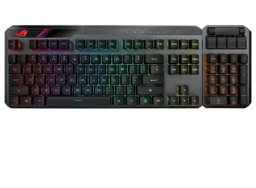 Wireless Gaming Keyboard Asus ROG Claymore II, Optical, Modular, RGB, 2.4 Ghz, US Layout