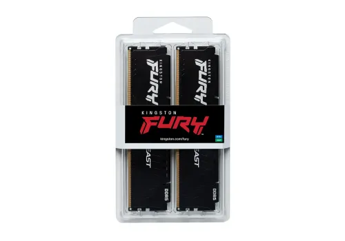 Оперативная память Kingston FURY Beast, DDR5 SDRAM, 6000 МГц, 16Гб, KF560C40BBK2-16
