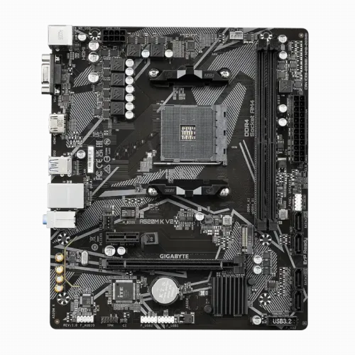 Материнская плата Gigabyte A520M K V2, AM4, AMD A520, Micro-ATX