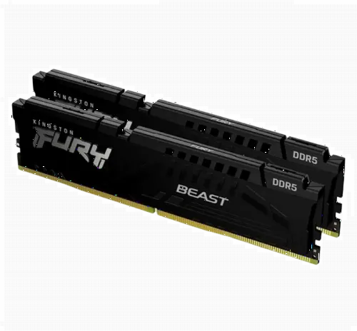 Memorie RAM Kingston FURY Beast, DDR5 SDRAM, 6000 MHz, 64GB, KF560C40BBK2-64