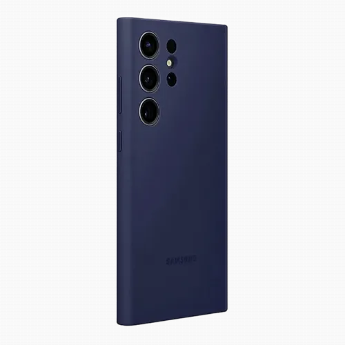 Чехол Samsung Silicone Cover Galaxy S23 Ultra, Темно-синии