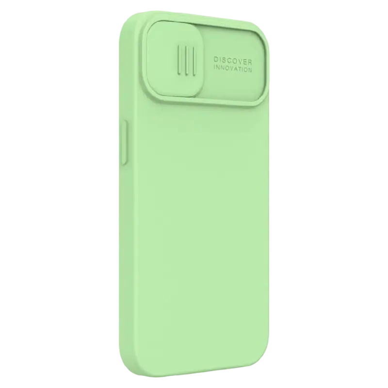 Чехол Nillkin iPhone 13, CamShield Silky Silicone, Mint Green