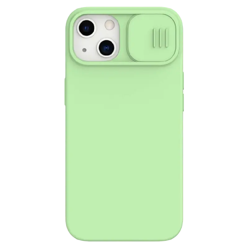 Чехол Nillkin iPhone 13, CamShield Silky Silicone, Mint Green