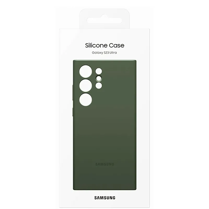 Чехол Samsung Silicone Cover for Galaxy S23 Ultra, Khaki