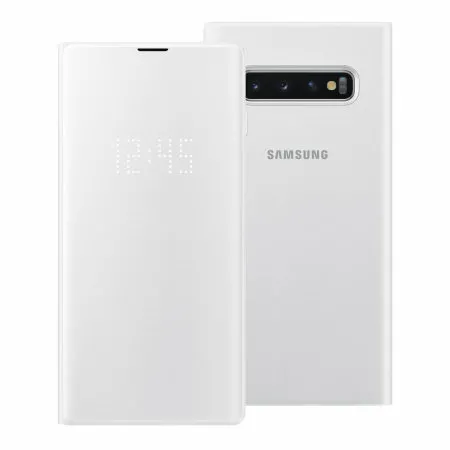 Чехол Samsung LED Flip Wallet for Galaxy S10, White