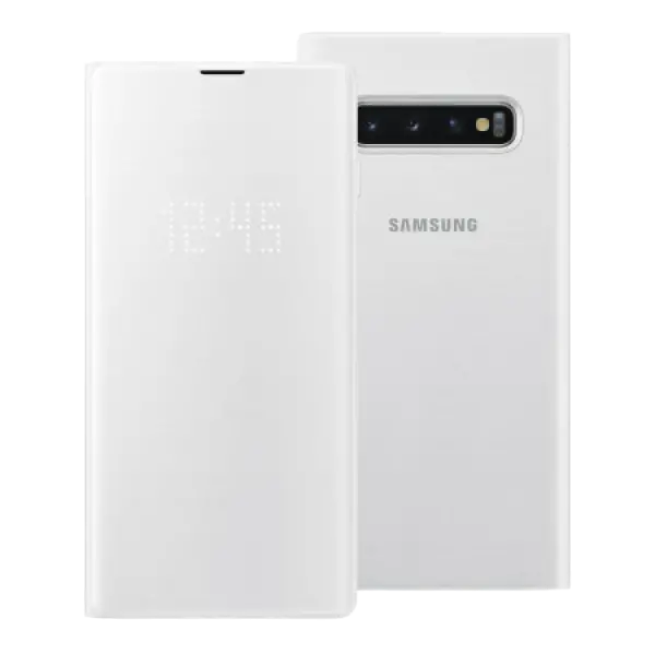 Чехол Samsung LED Flip Wallet for Galaxy S10, White