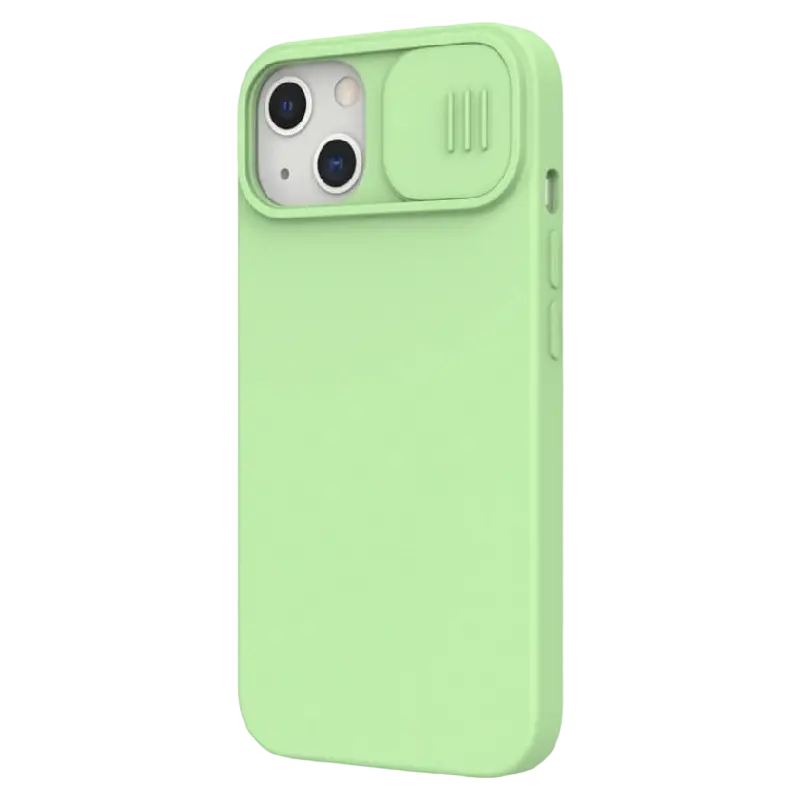 Чехол Nillkin iPhone 13, CamShield Silky Silicone, Mint Green