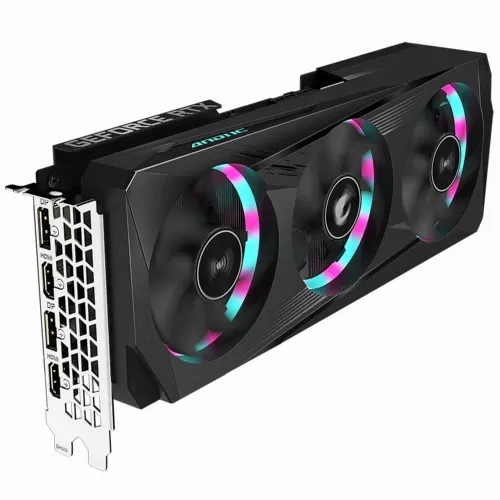 Видеокарта Gigabyte GV-N3060AORUS E-12GD, 12ГБ GDDR6 192бит