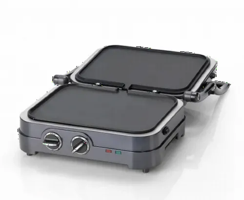 Grătar electric Cuisinart GR47BE, 1600W, Negru