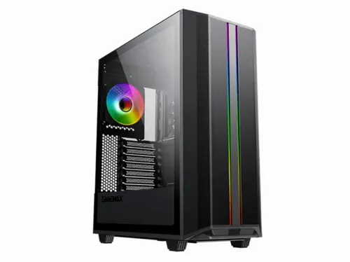 Компьютерный корпус Gamemax Precision, Midi-Tower, ATX, Чёрный