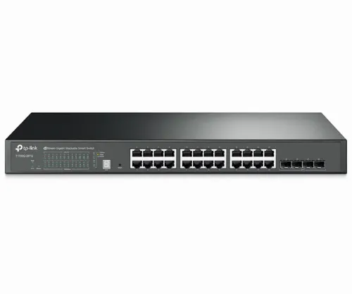 Switch de rețea TP-LINK T1700G-28TQ, 24x 10/100/1000 Mbps, 4x 10G SFP+