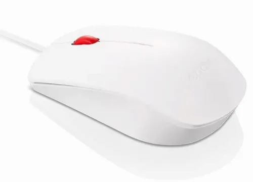 Mouse Lenovo Essential USB, Alb