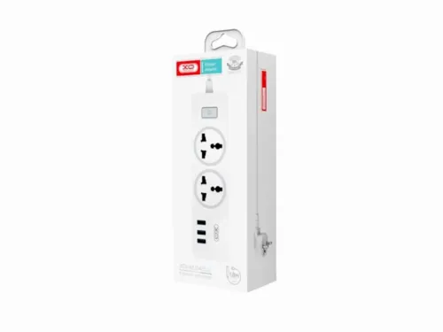 XO Extension cord socket 1.8M, 10A,  WL04 White