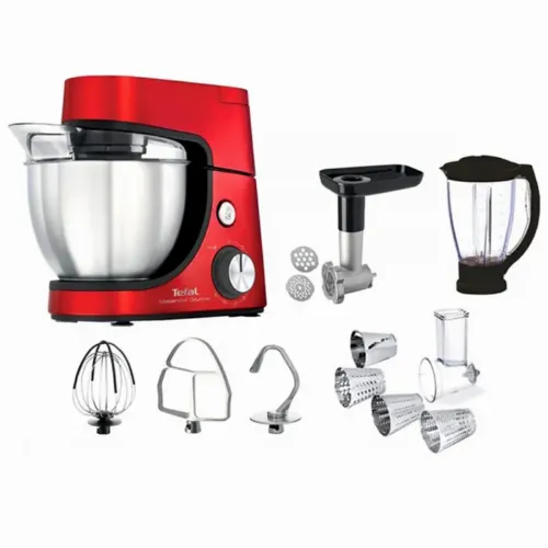 Кухонный комбайн Tefal QB516G38 Red, Красный