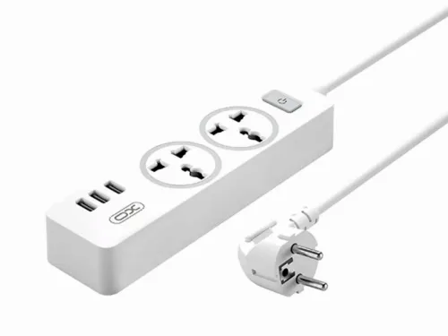 XO Extension cord socket 1.8M, 10A,  WL04 White