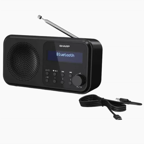 Портативное радио Sharp DR-P420BKV01, Чёрный