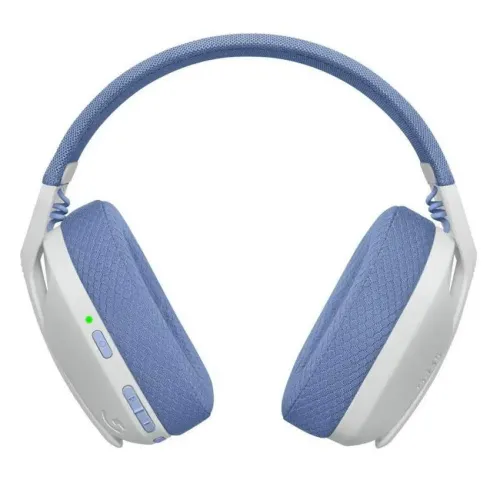 Căști gaming Logitech G435, Wireless, Alb/Liliac