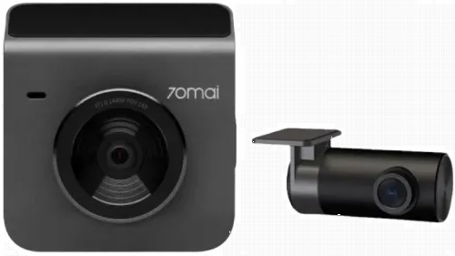 Set DashCam față și spate 70mai Dash Cam A400, 2560 x 1440, Gri