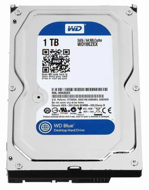 Жесткий диск Western Digital WD Blue, 3.5", 1 ТБ <WD10EZEX>