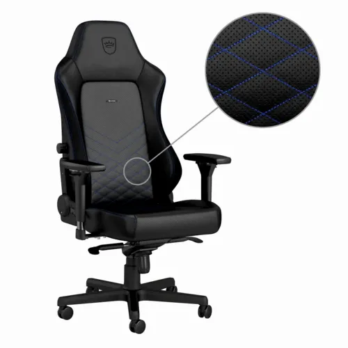 Gaming Chair Noble Hero NBL-HRO-PU-BBL Black/Blue, User max load up to 150kg / height 165-190cm