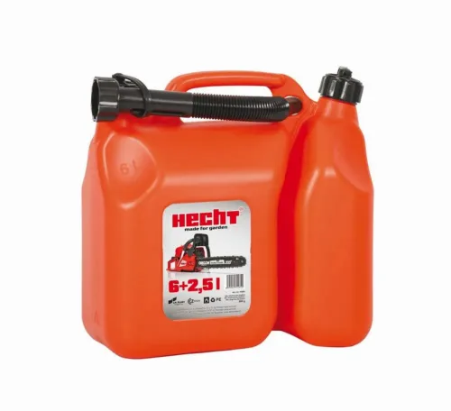 Canistra combustibil din plastic HECHT 6 L + 2,5 L