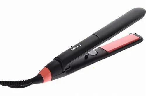 Placă de îndreptat părul Philips StraightCare Essential BHS376/00, Negru