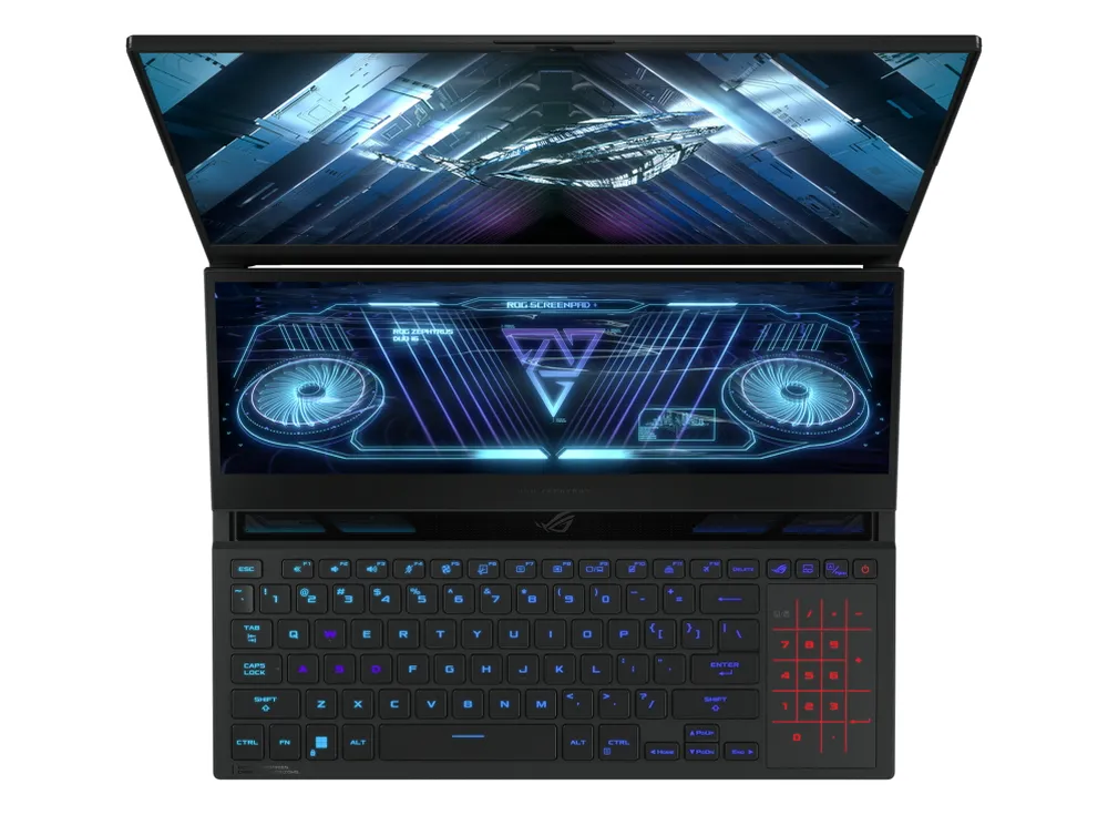 Игровой ноутбук 16" ASUS ROG Zephyrus Duo 16 GX650RX, Чёрный, AMD Ryzen 9 6900HX, 32Гб/4096Гб, Windows 11 Home